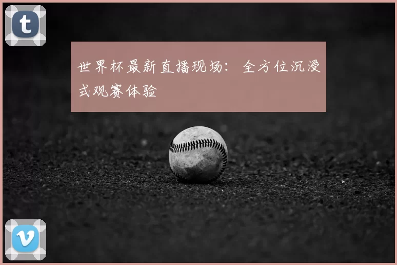 世界杯最新直播现场：全方位沉浸式观赛体验
