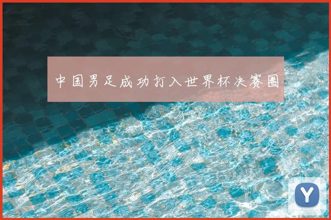 中国男足成功打入世界杯决赛圈